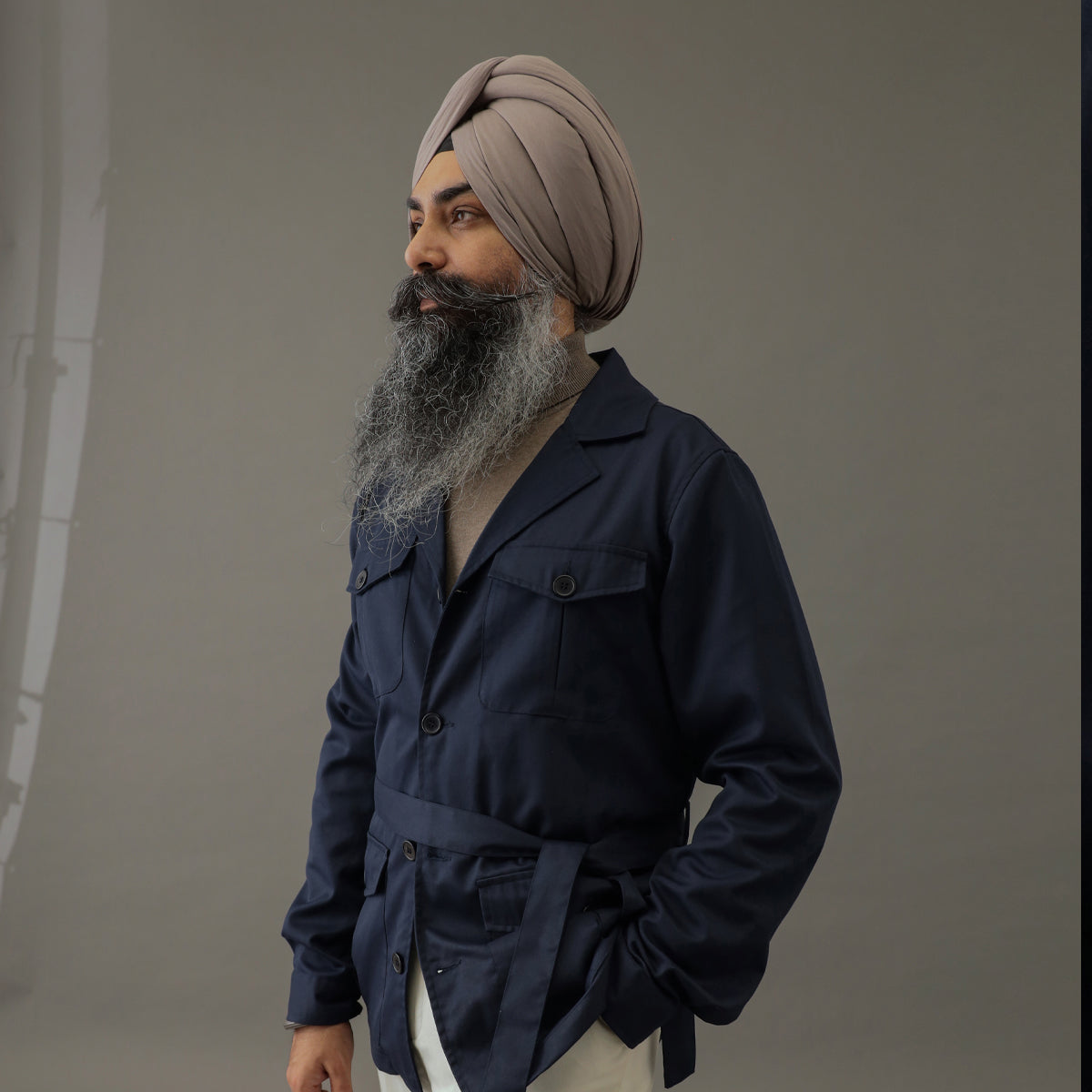 Heritage Expedition Shacket Navy Blue