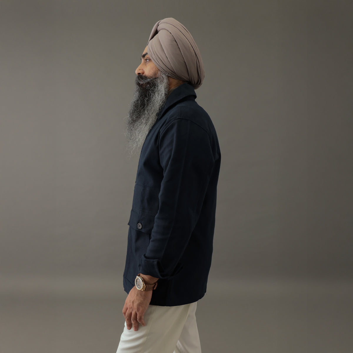 Iconic Cotton Twil Shacket Blue