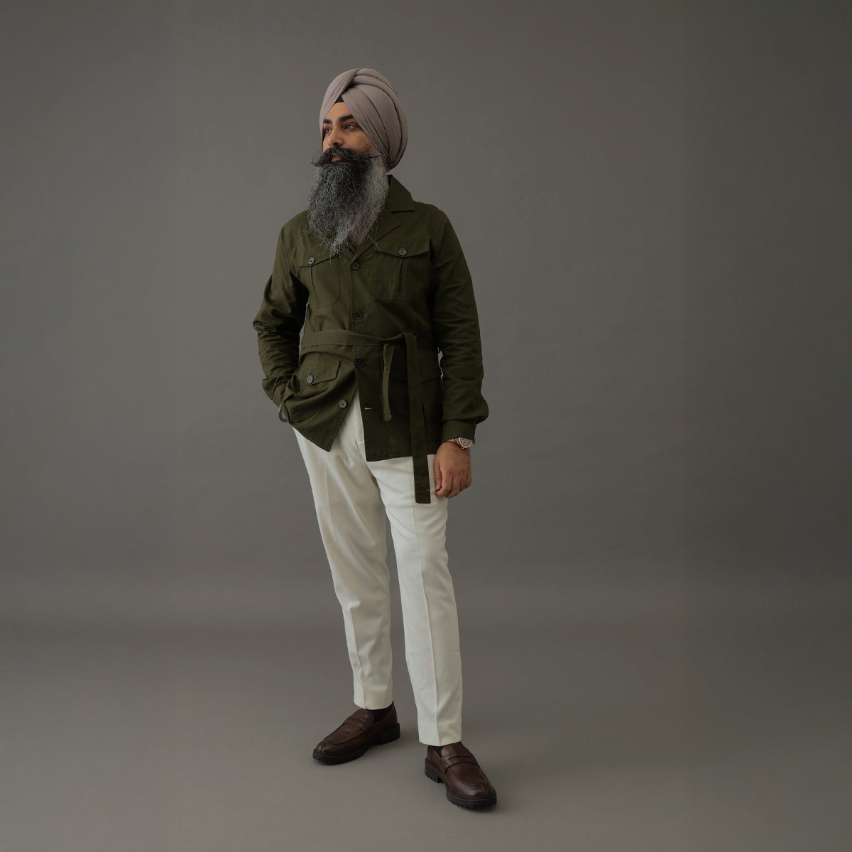 Heritage Expedition Shacket Olive Green