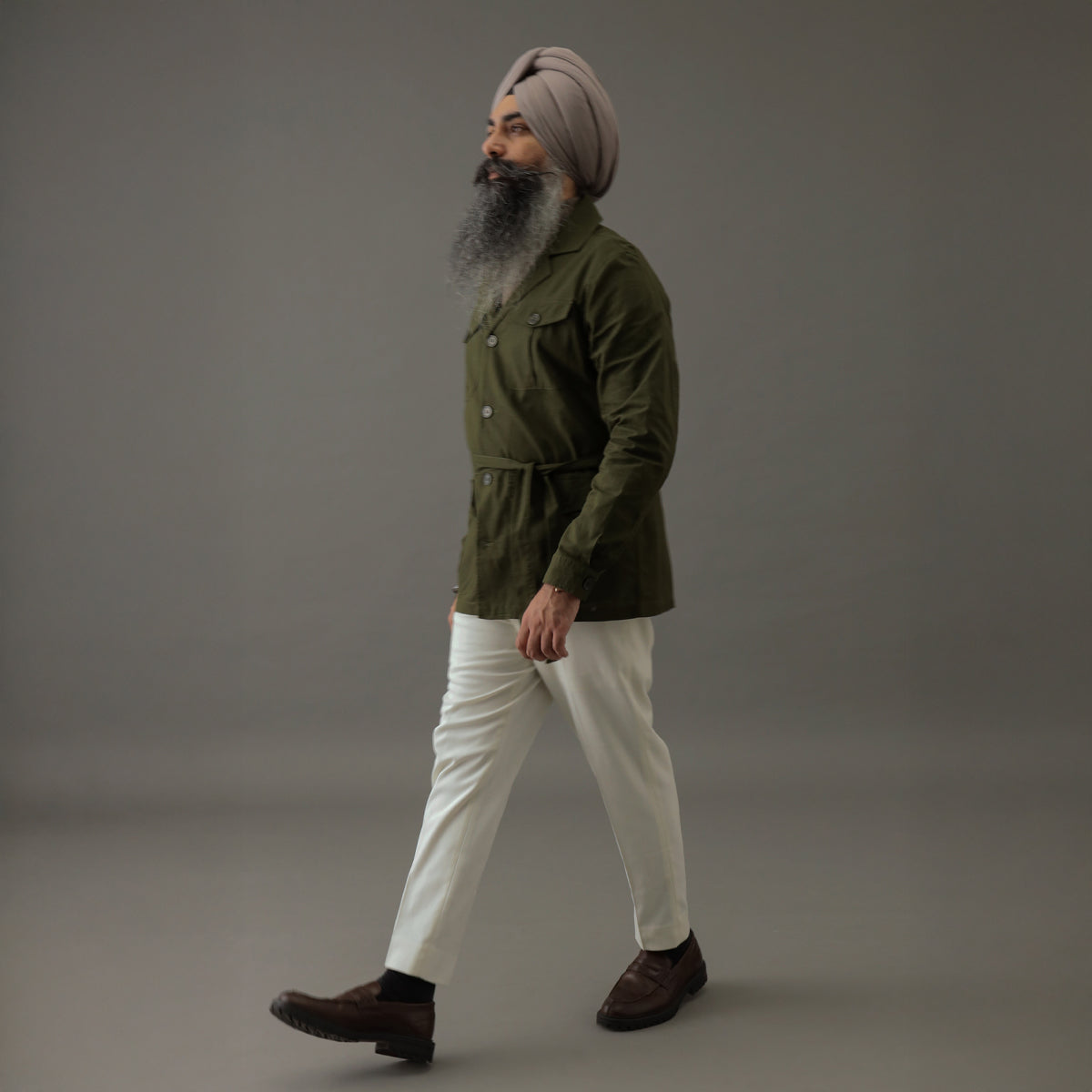 Heritage Expedition Shacket Olive Green