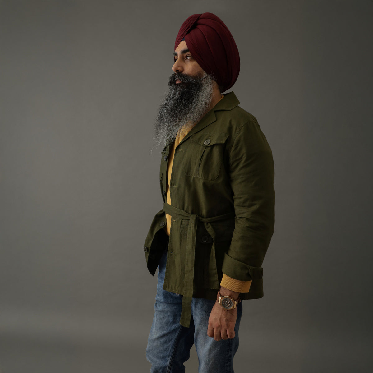 Heritage Expedition Shacket Olive Green