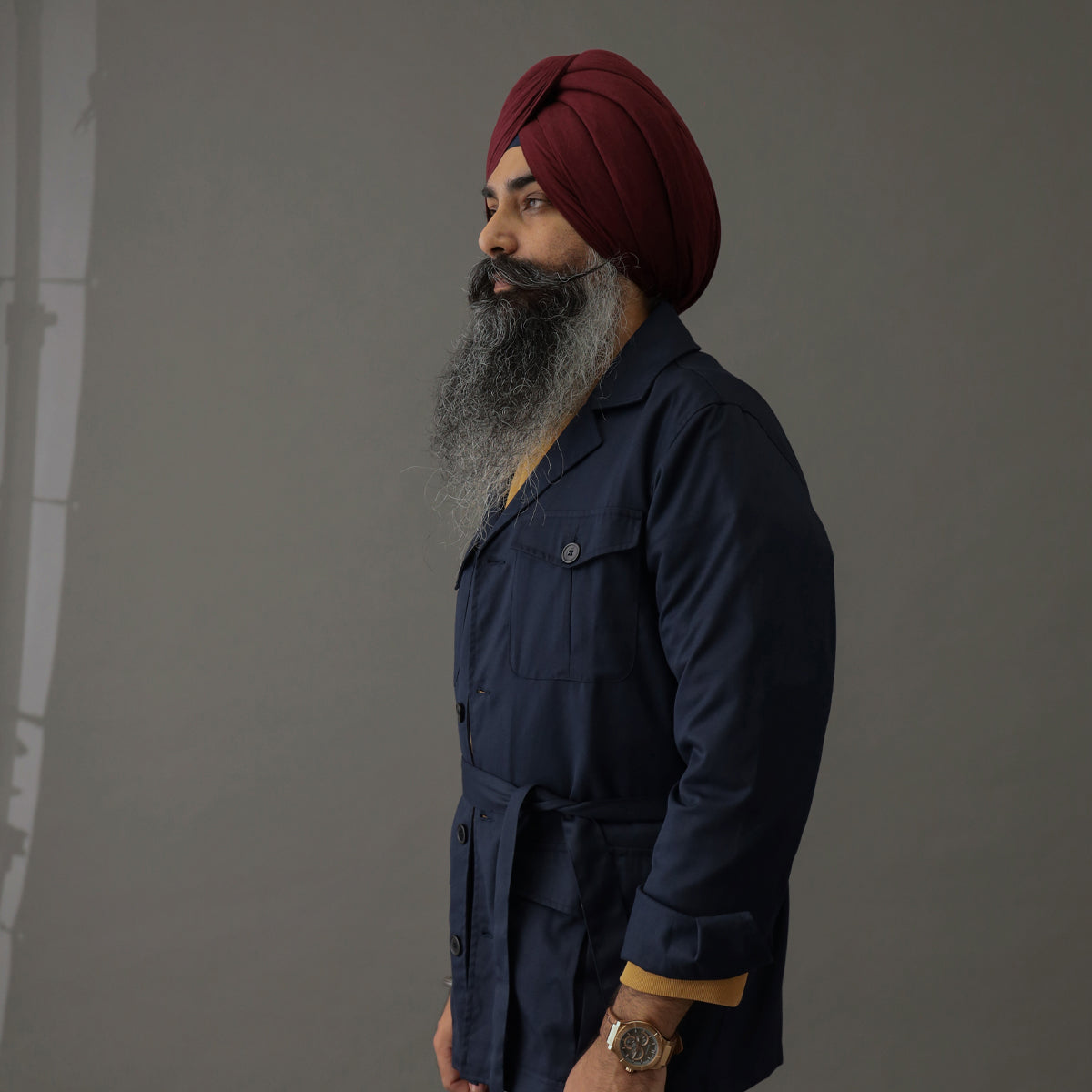 Heritage Expedition Shacket Navy Blue