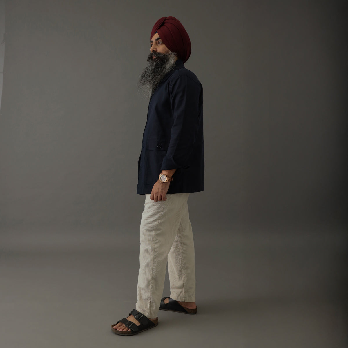 Iconic Cotton Twil Shacket Blue