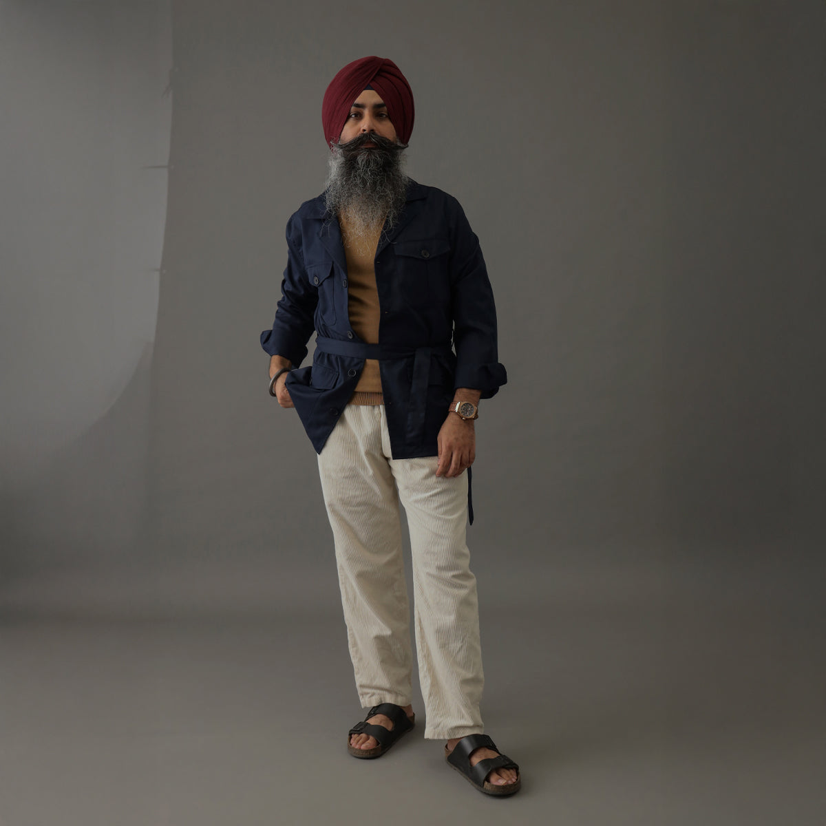 Heritage Expedition Shacket Navy Blue