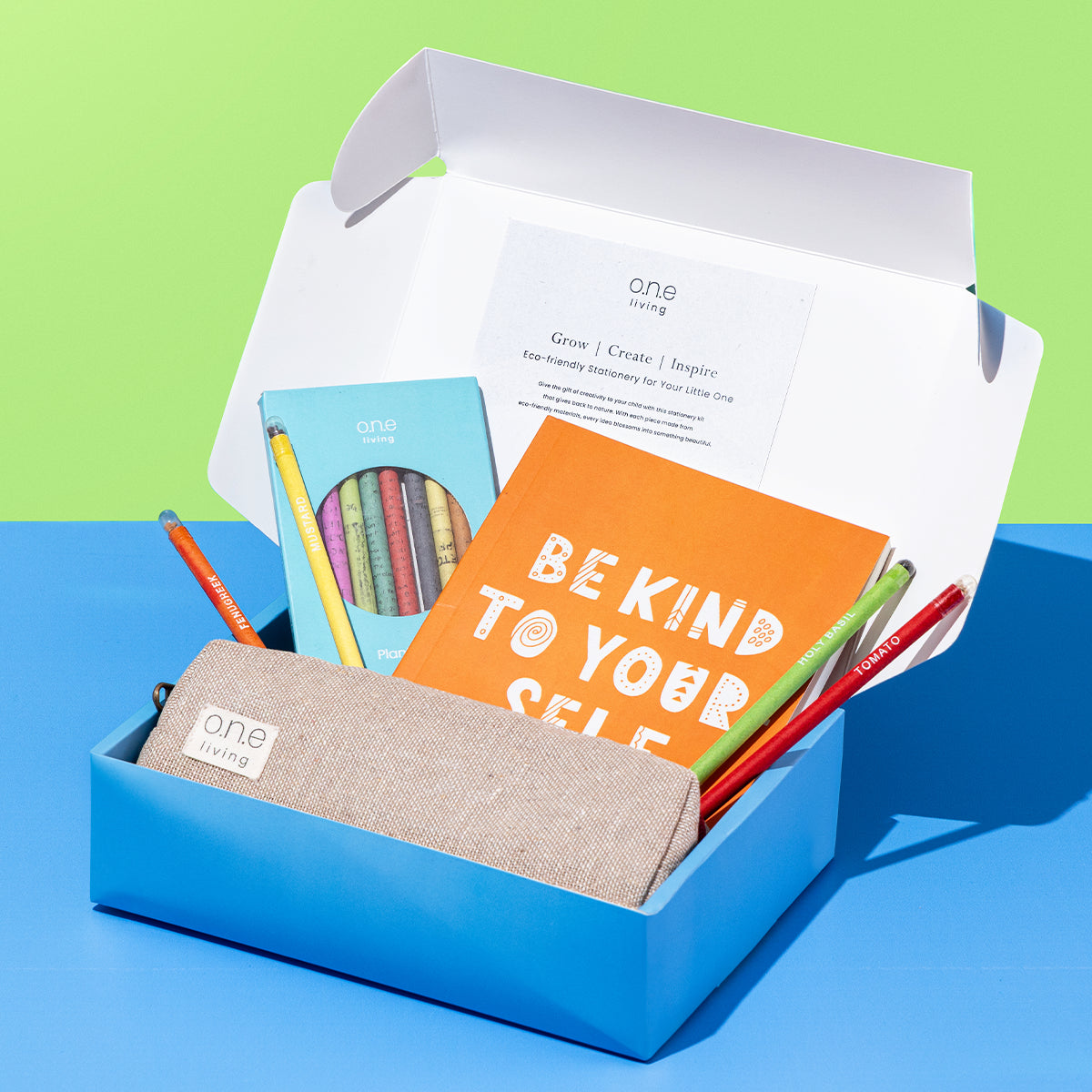 Childrens Create & Sow Kit | Plantable Stationery Set