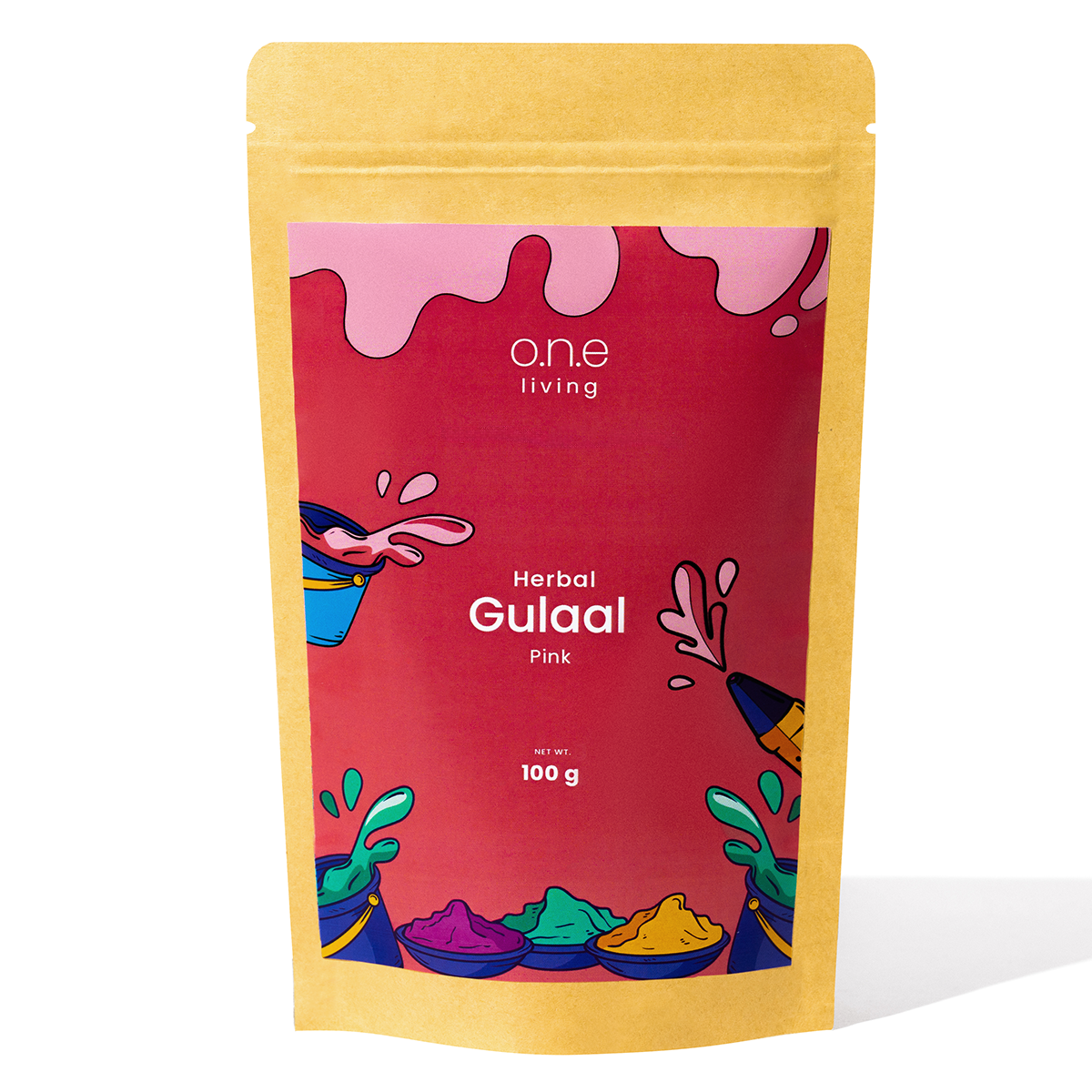 Pink Natural Gulaal Online | 100 g | Herbal Gulaal