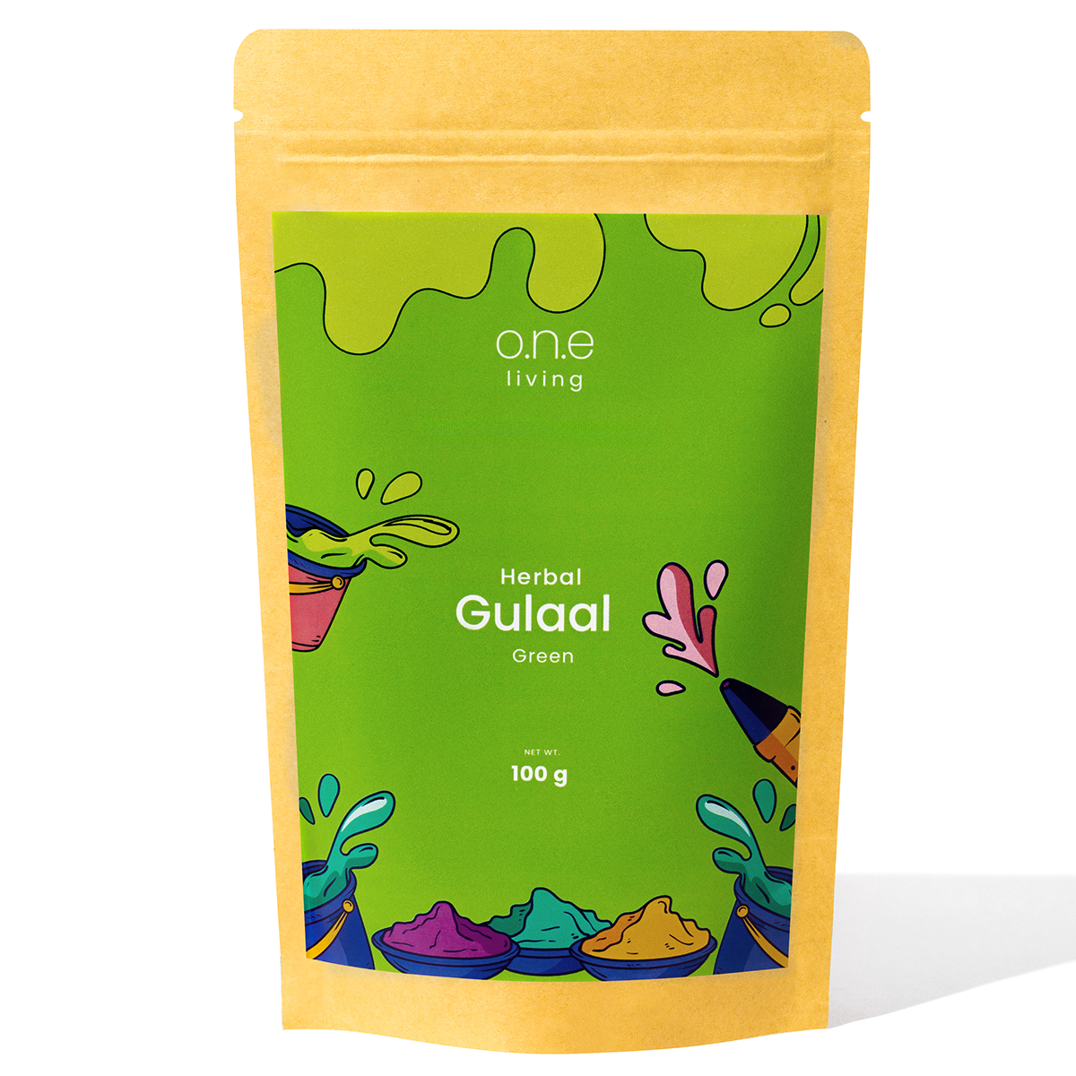 Green Natural Gulaal Online | 100 g | Herbal Gulaal
