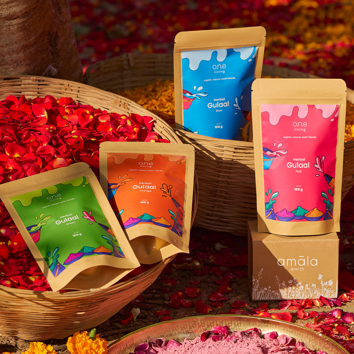 Indigo Natural Gulaal Online | 100 g | Herbal Gulaal