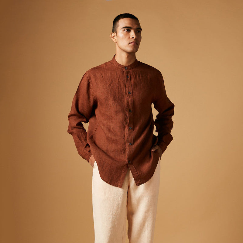 Linen Jogger Pants | Beige