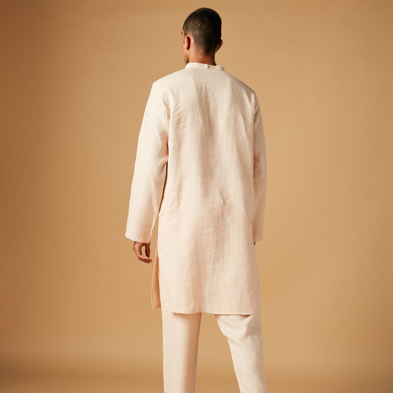 Linen Kurta Pajama Set