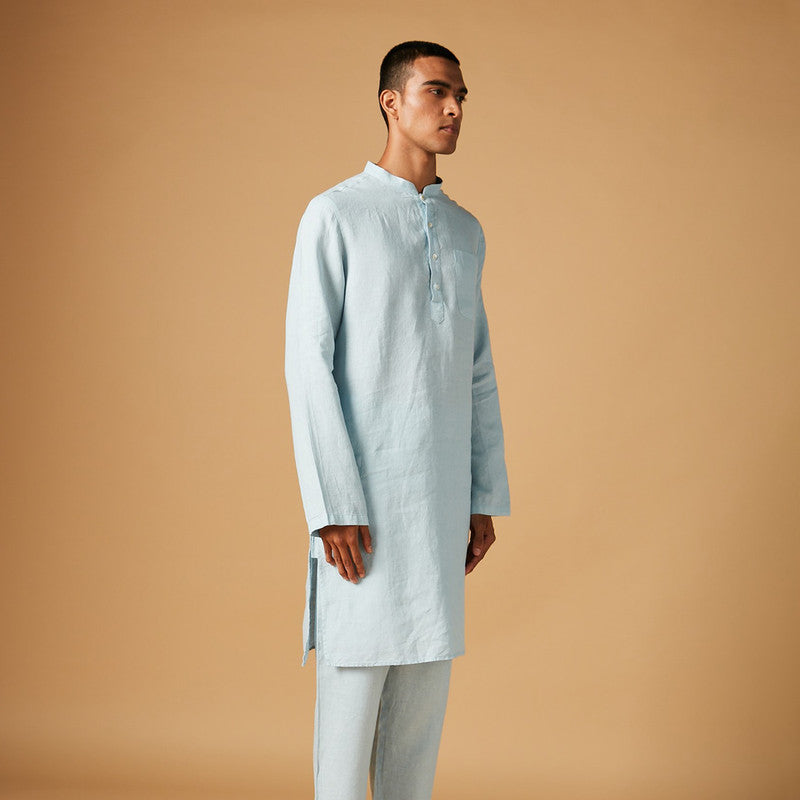 Linen Kurta Pajama Set