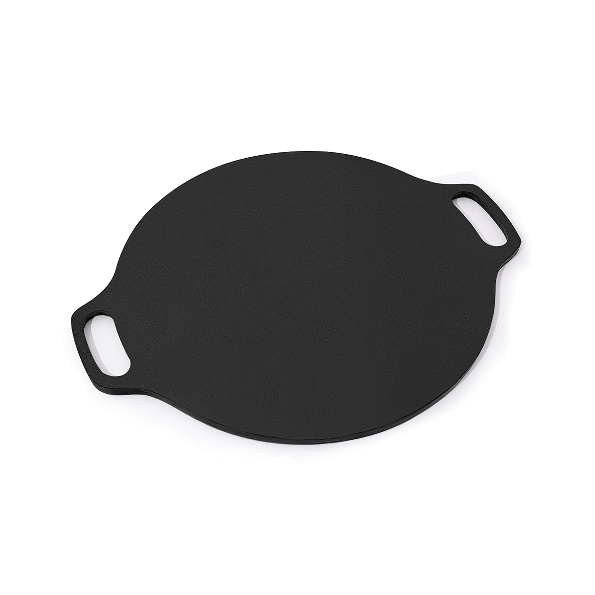 Cast Iron Dosa Tawa with Wooden Ladle | Pre-seasoned | 12 Inches