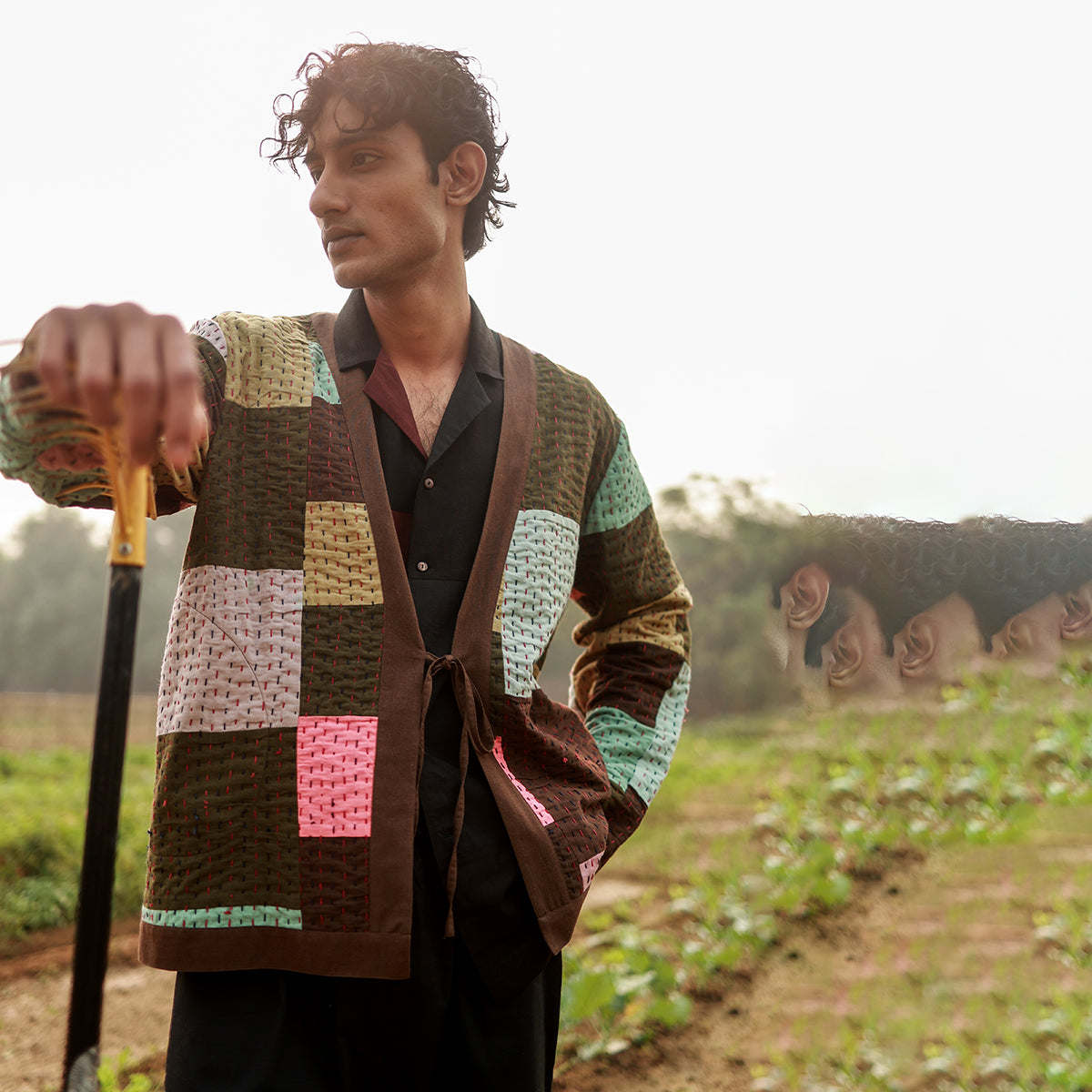 AVERY KANTHA PATCHWORK JACKET