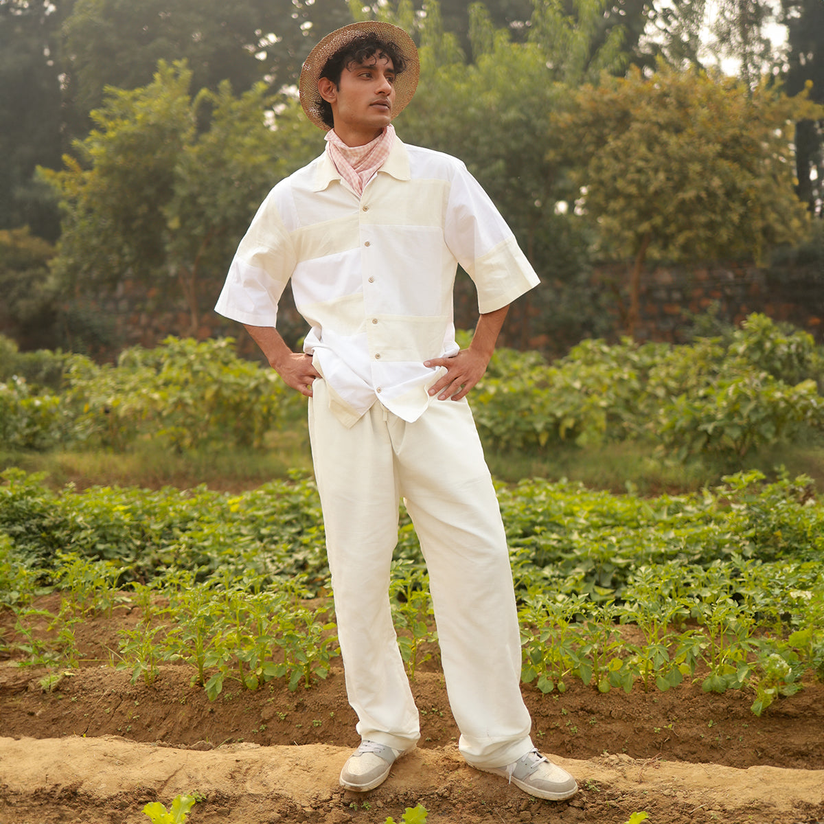 LEFTOVER BEIGE PATCHWORK SET