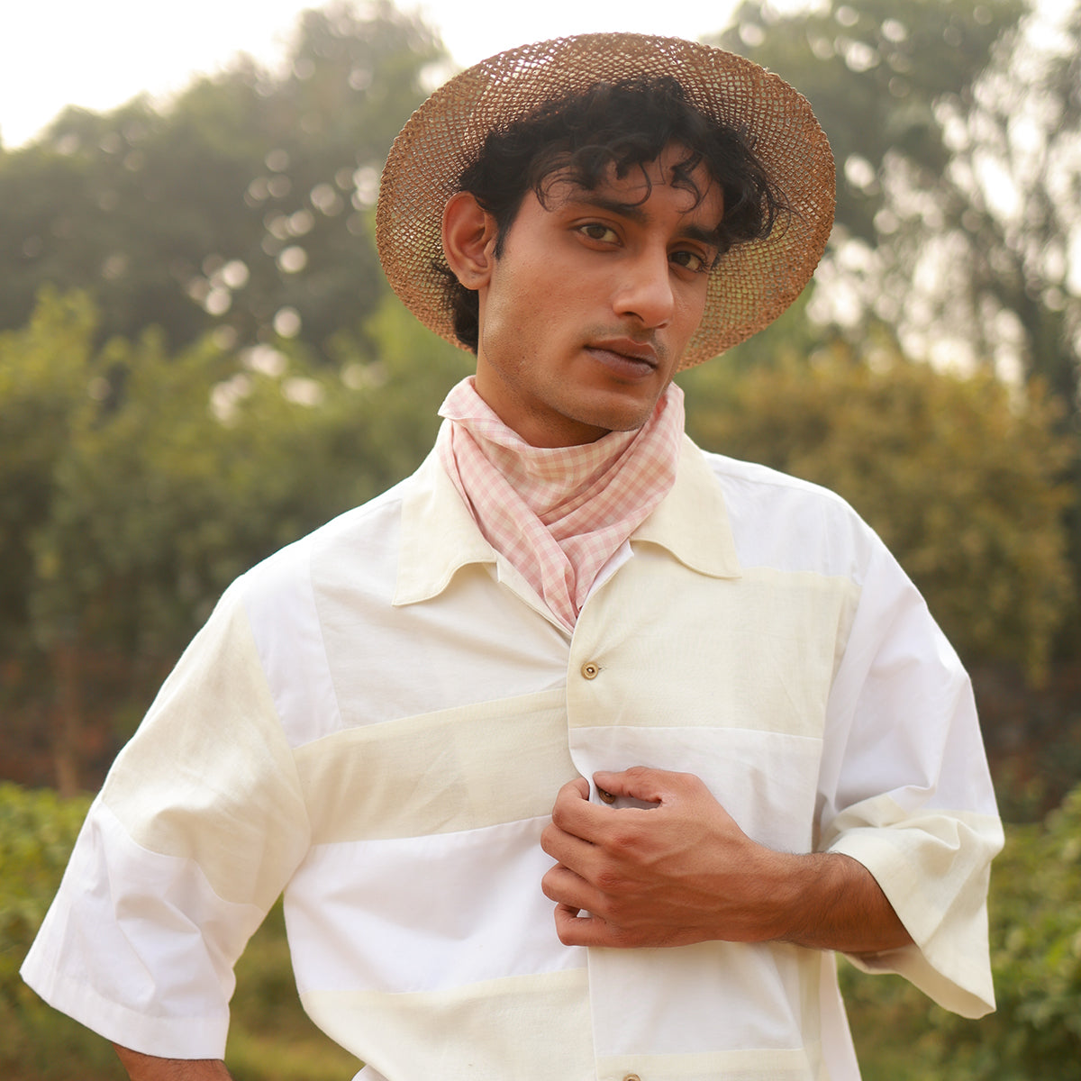 LEFT OVER BEIGE SHIRT