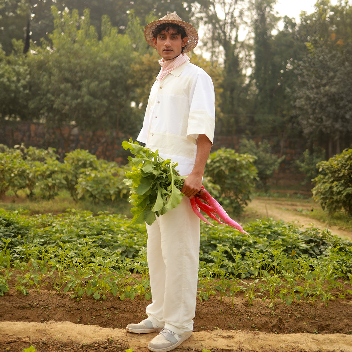 LEFTOVER BEIGE PATCHWORK SET