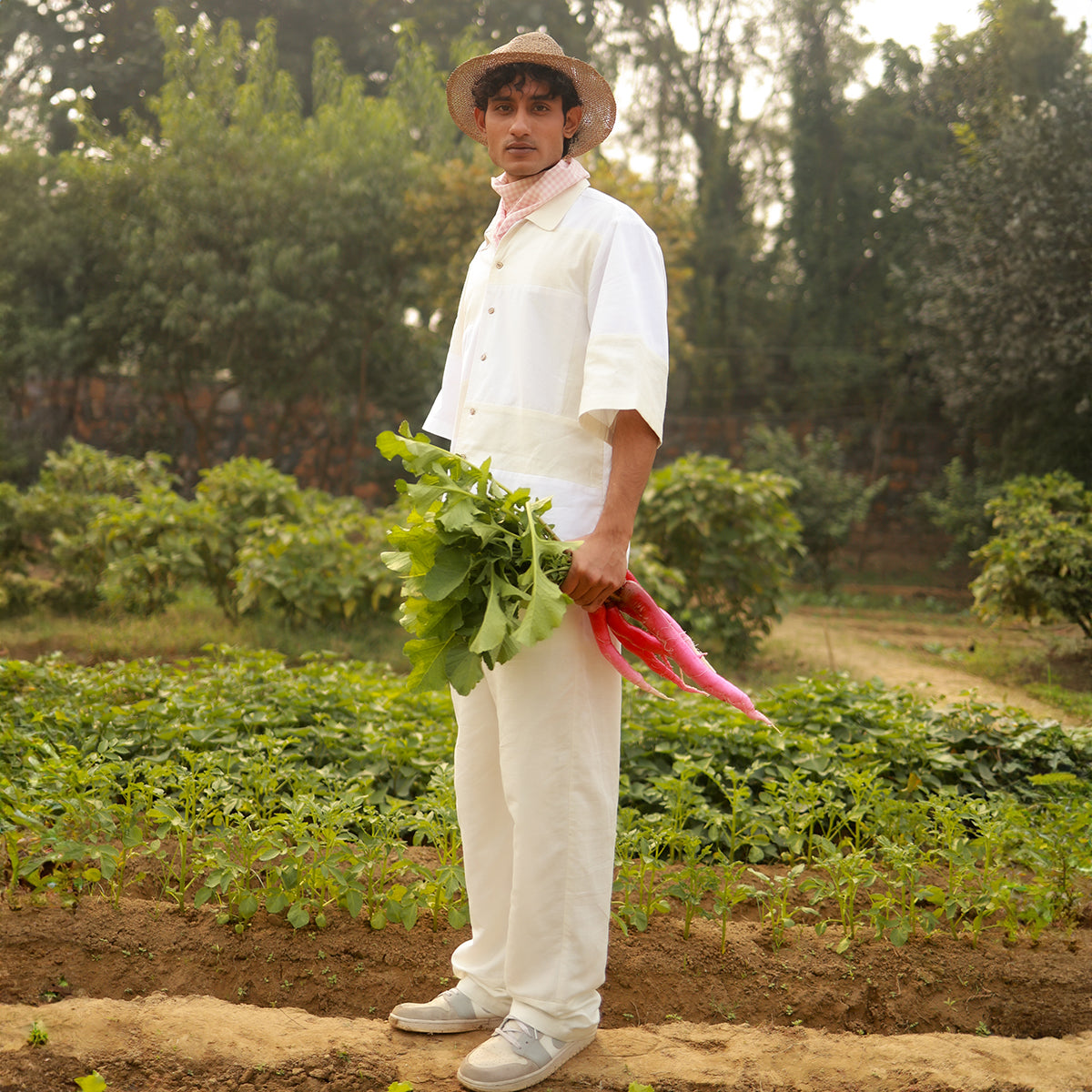 LEFT OVER BEIGE SHIRT