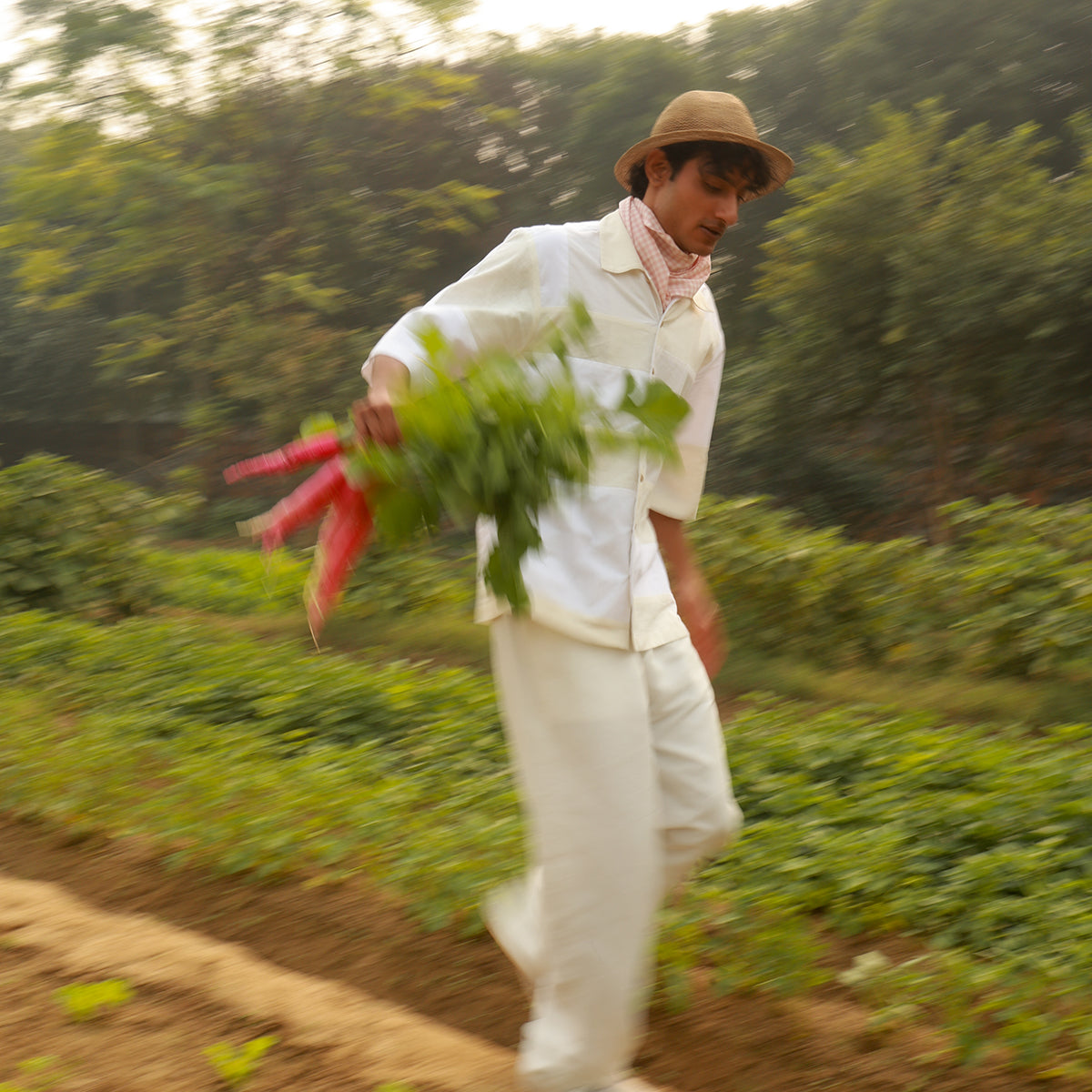 LEFT OVER BEIGE SHIRT