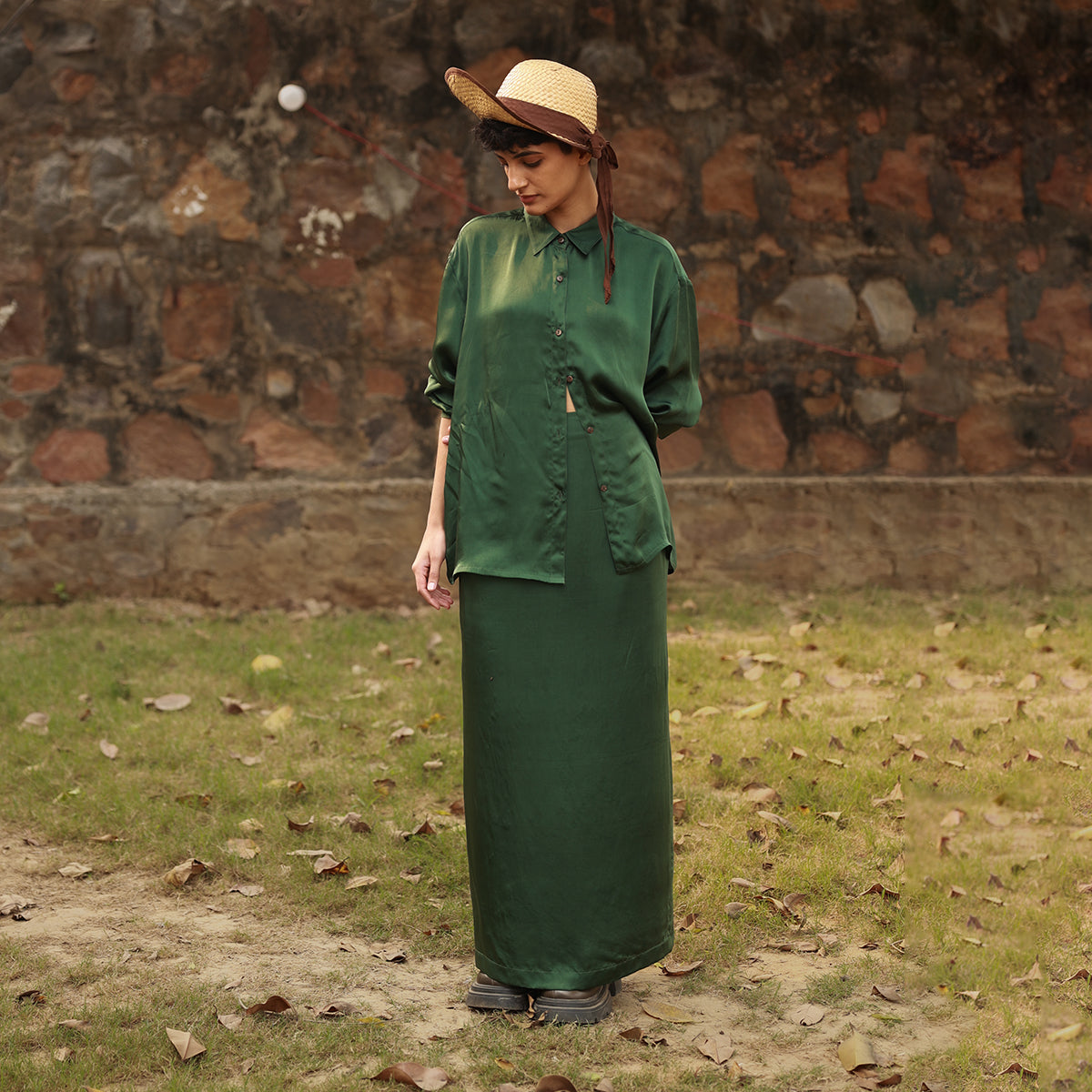 ABBY EMERALD SKIRT