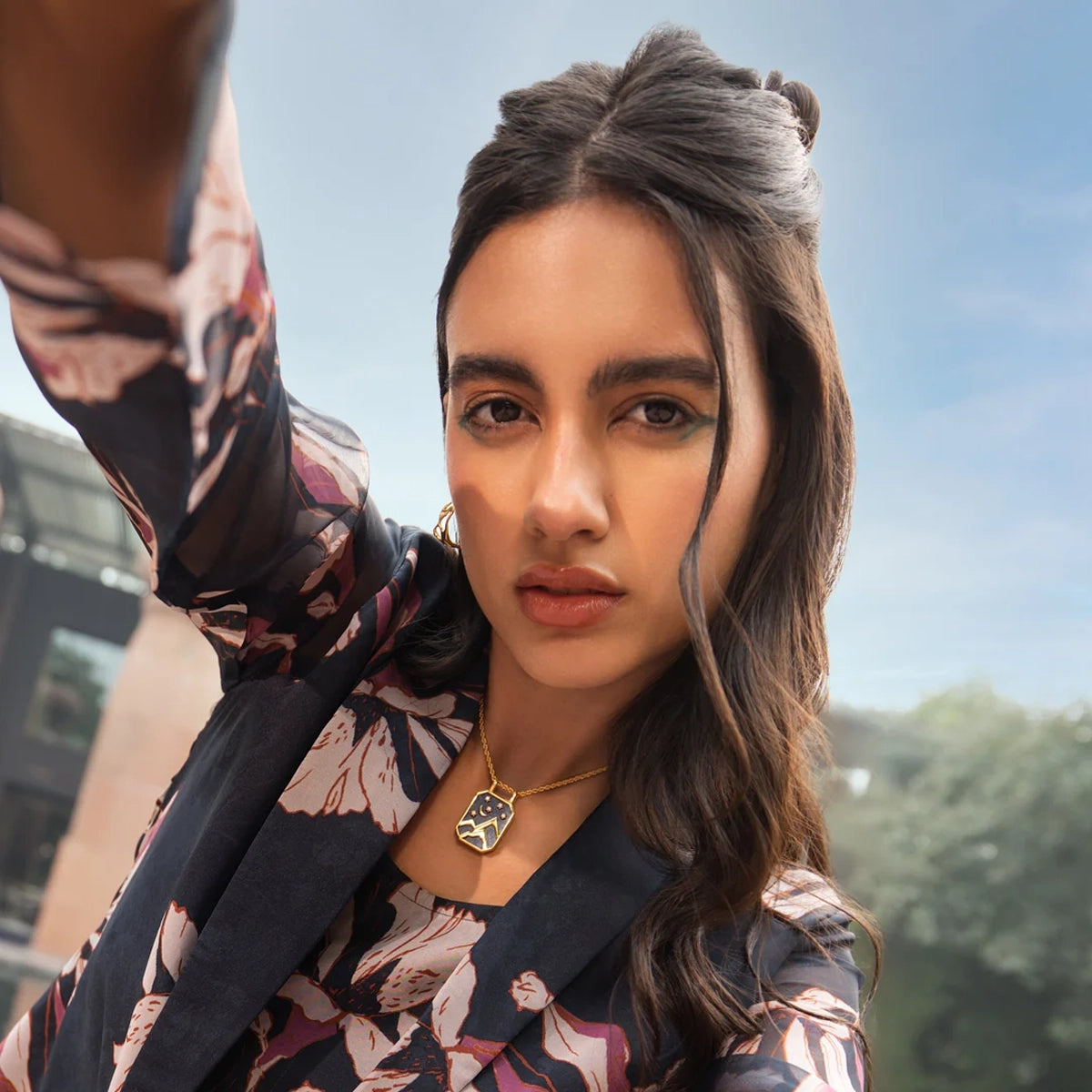 Nightfall Starry Moon Necklace