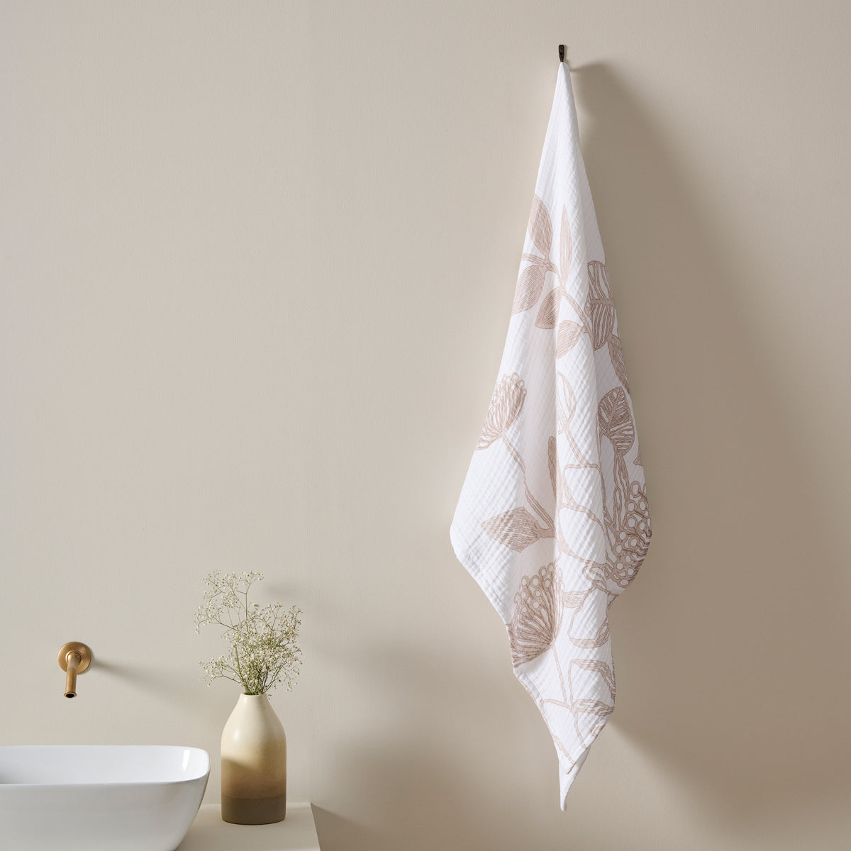 Vine Bloom | Cotton Gauze | Towel