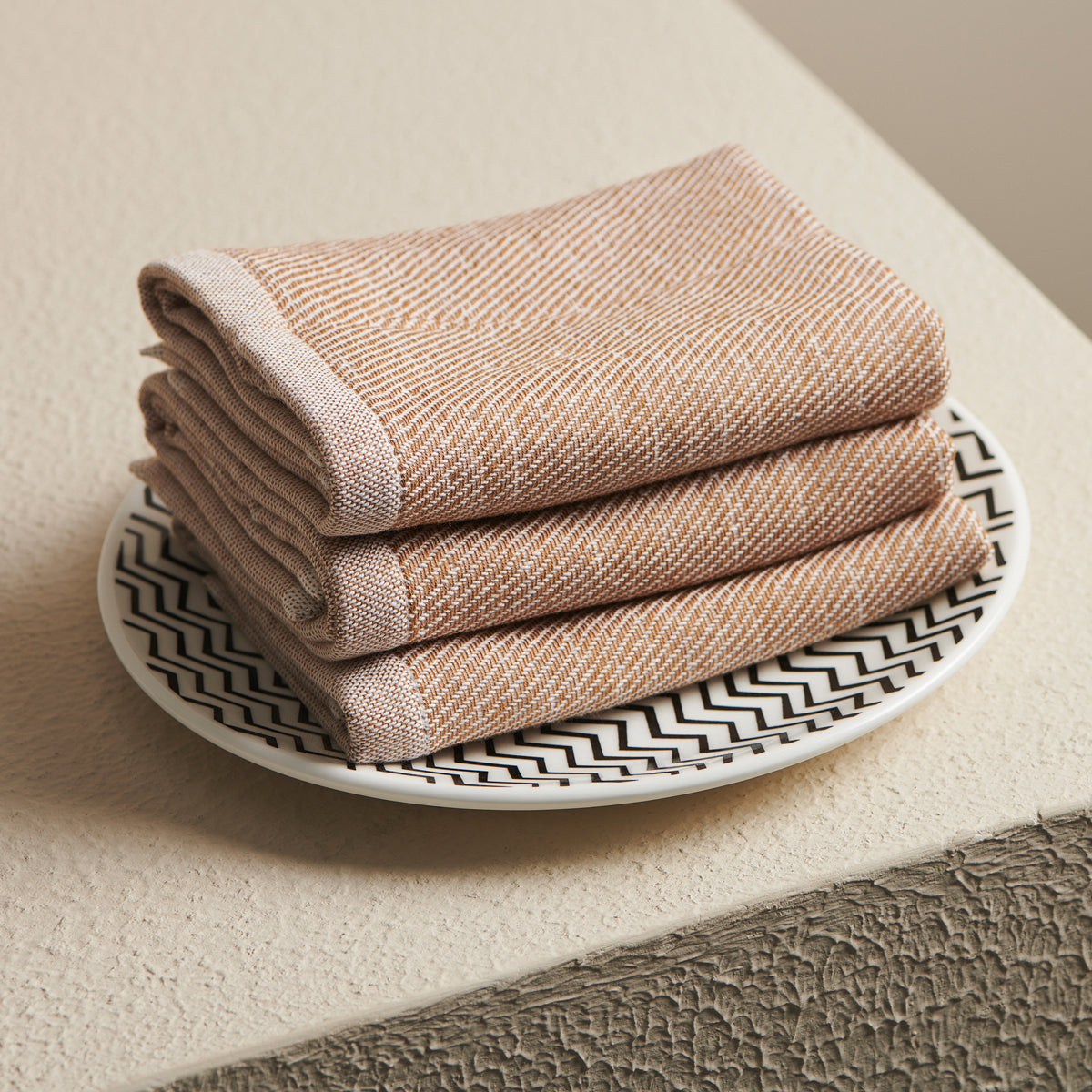 Earth Stucco | Cotton Bamboo | Hammam Terry | Towel