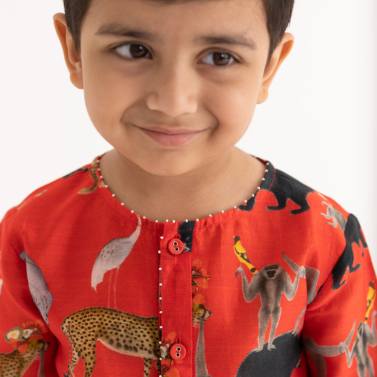 Chanderi Kurta Pajama Set