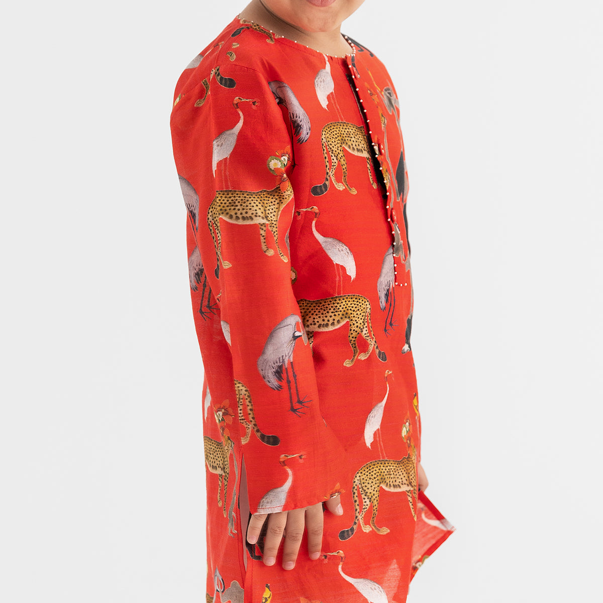 Chanderi Kurta Pajama Set