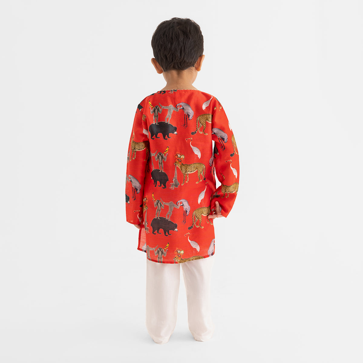 Chanderi Kurta Pajama Set