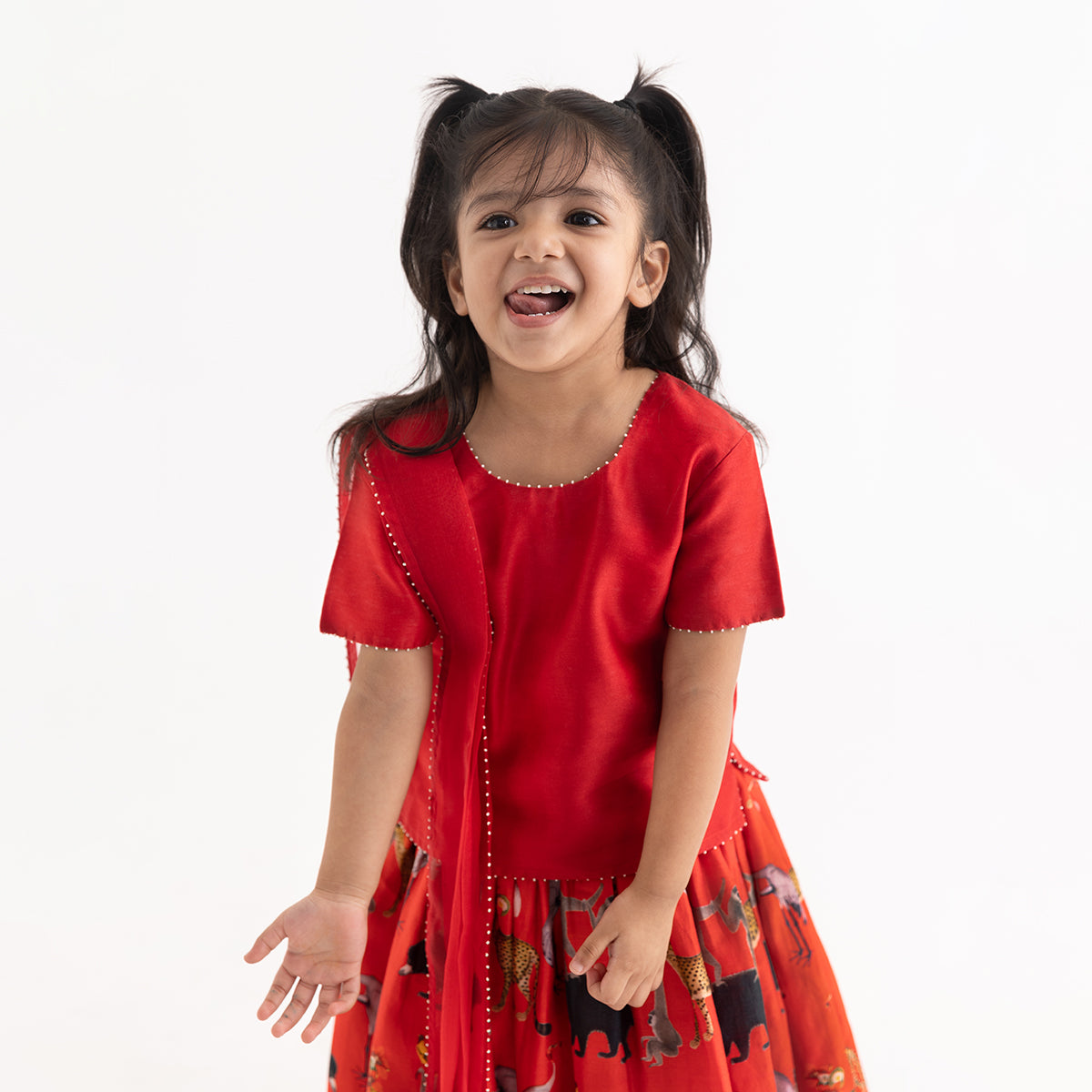 Chanderi Lehenga Choli Set