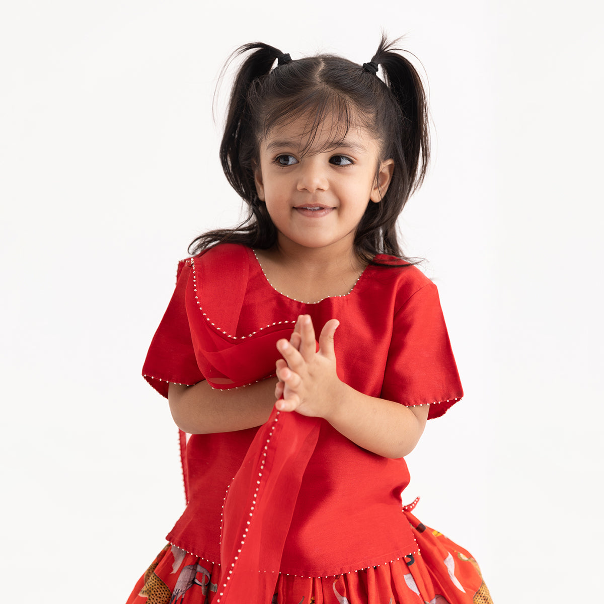 Chanderi Lehenga Choli Set