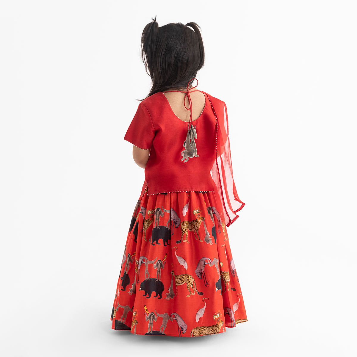 Chanderi Lehenga Choli Set