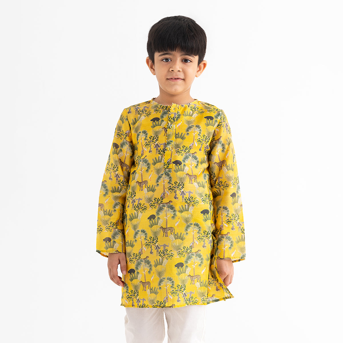 Sunderban
Mustard Kurta and Pyjama set