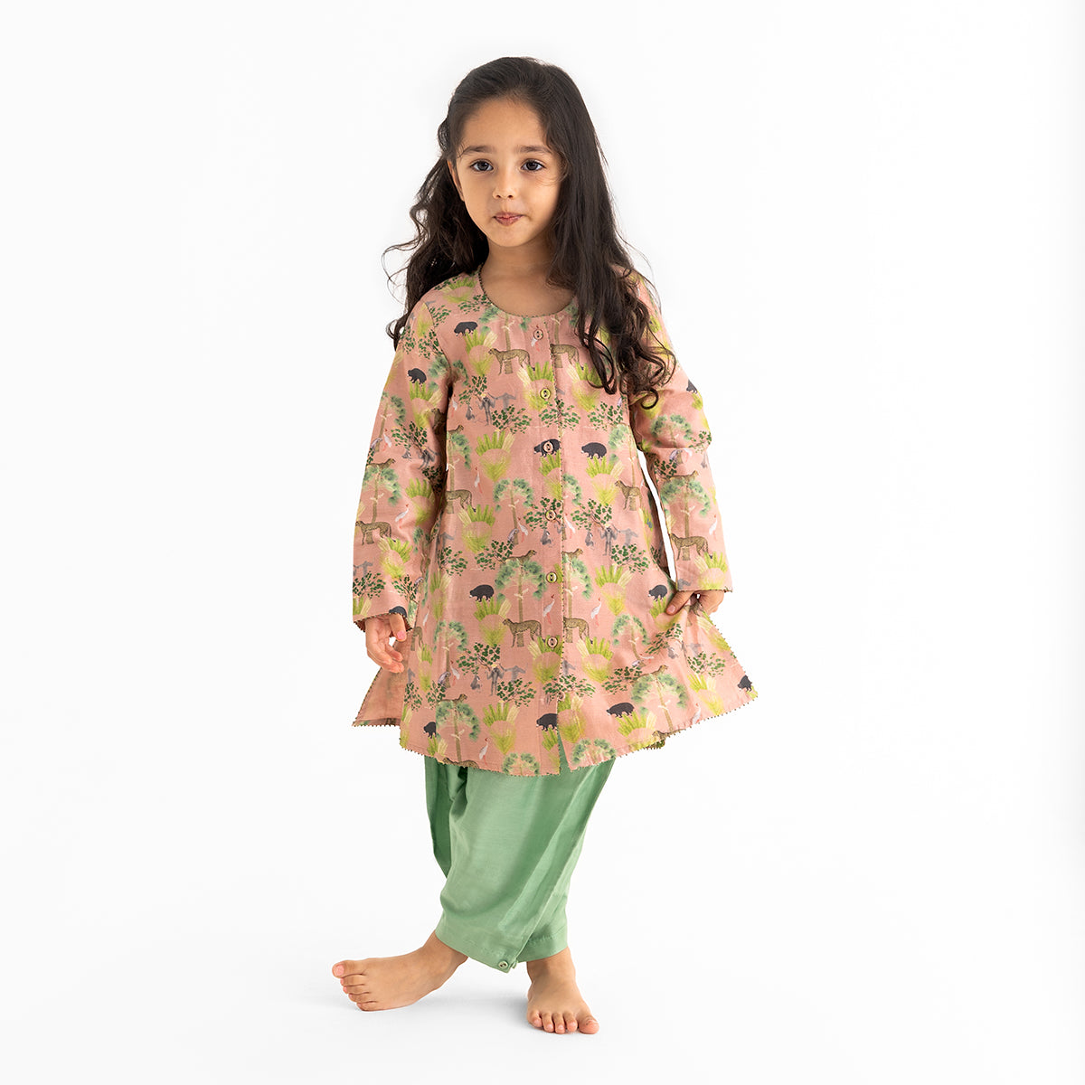 Chanderi Tunic Salwar Set