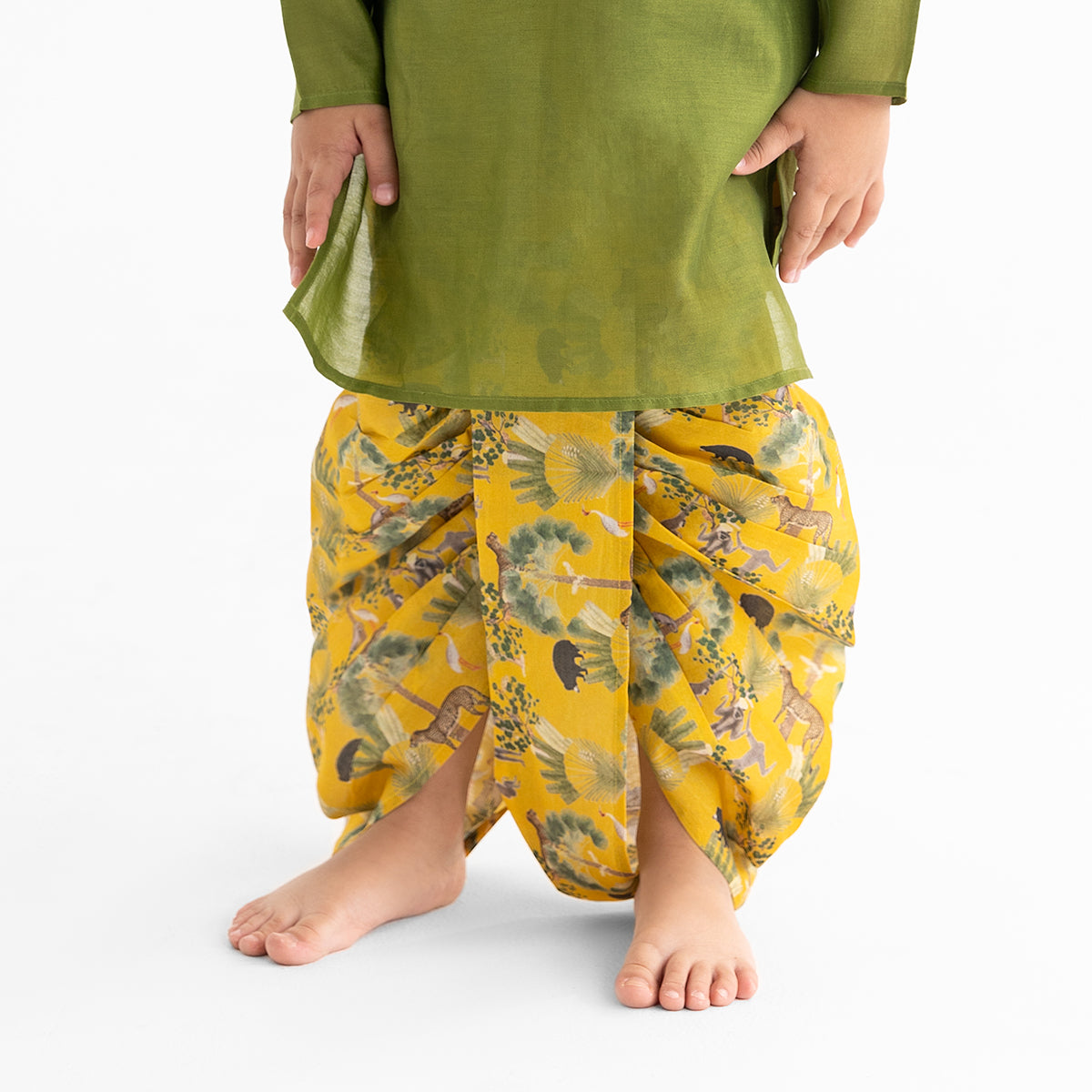 Chanderi Kurta Set