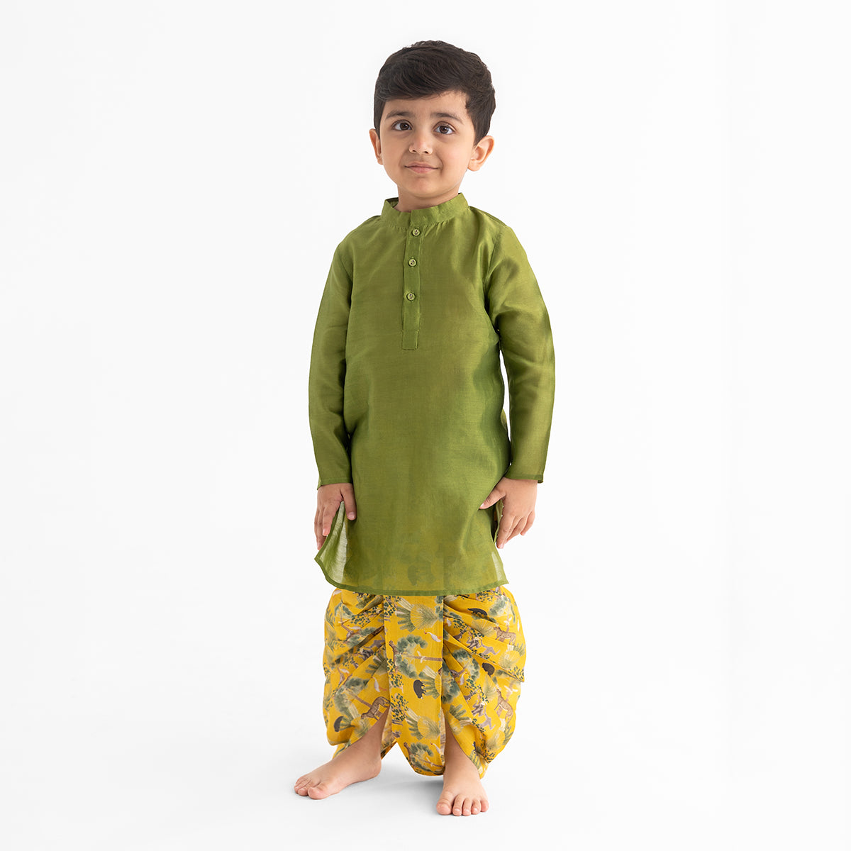 Chanderi Kurta Set