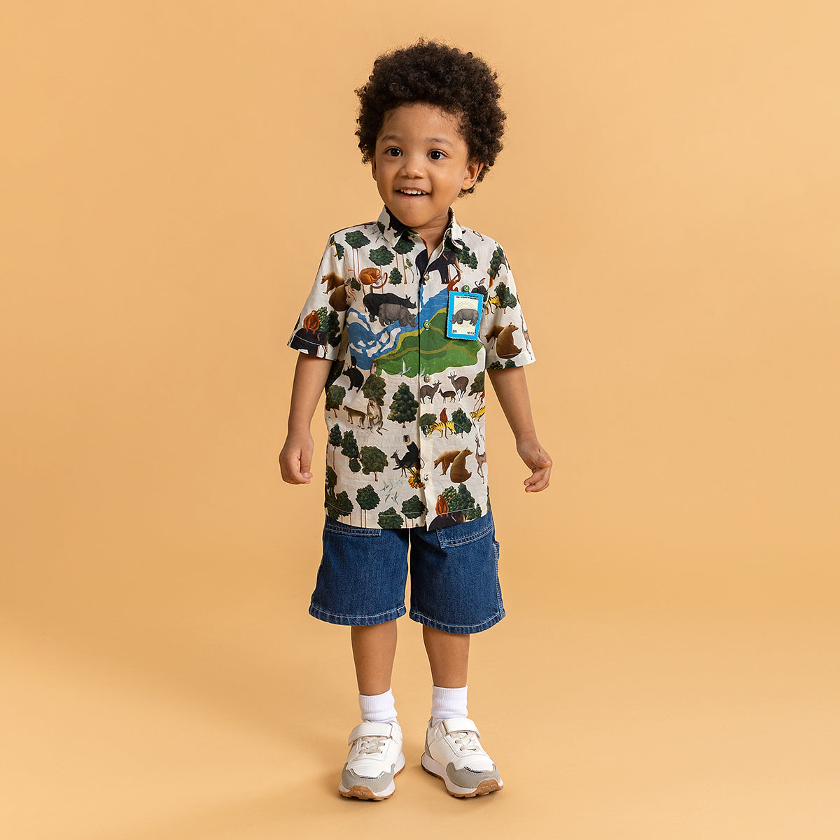 IVORY KAZIRANGA NATIONAL PARK SHIRT