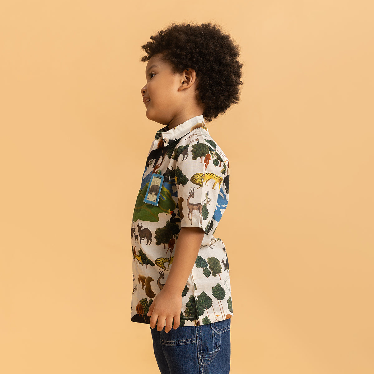 IVORY KAZIRANGA NATIONAL PARK SHIRT