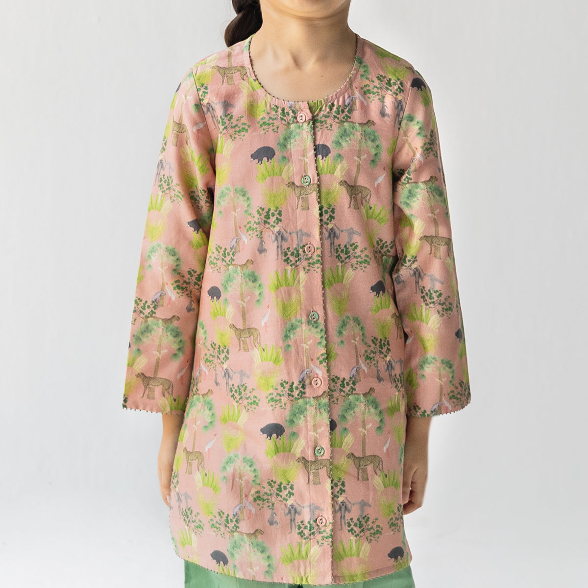Chanderi Tunic Salwar Set