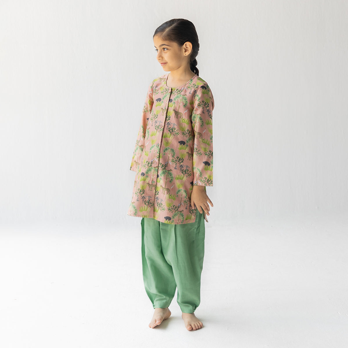 Chanderi Tunic Salwar Set