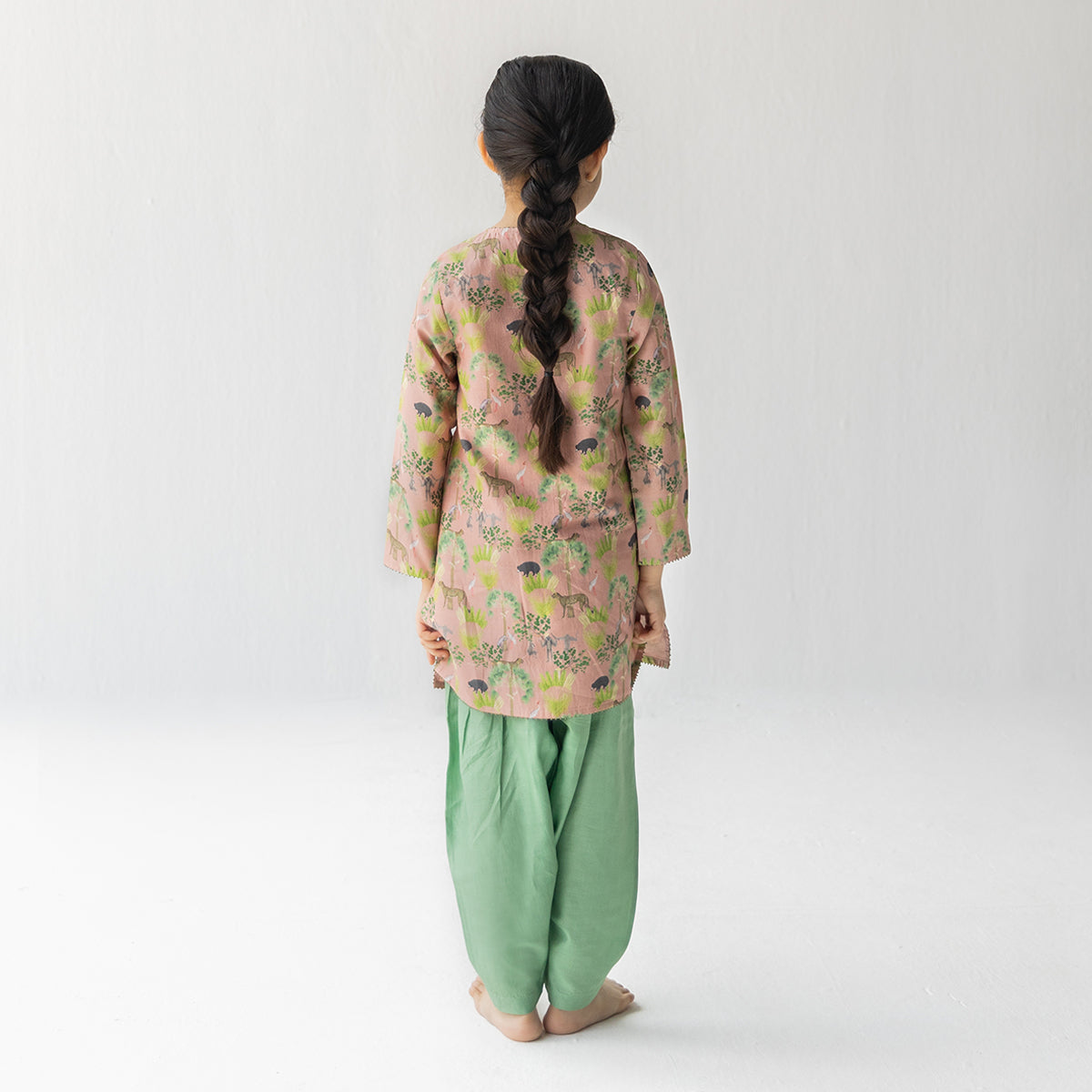 Chanderi Tunic Salwar Set