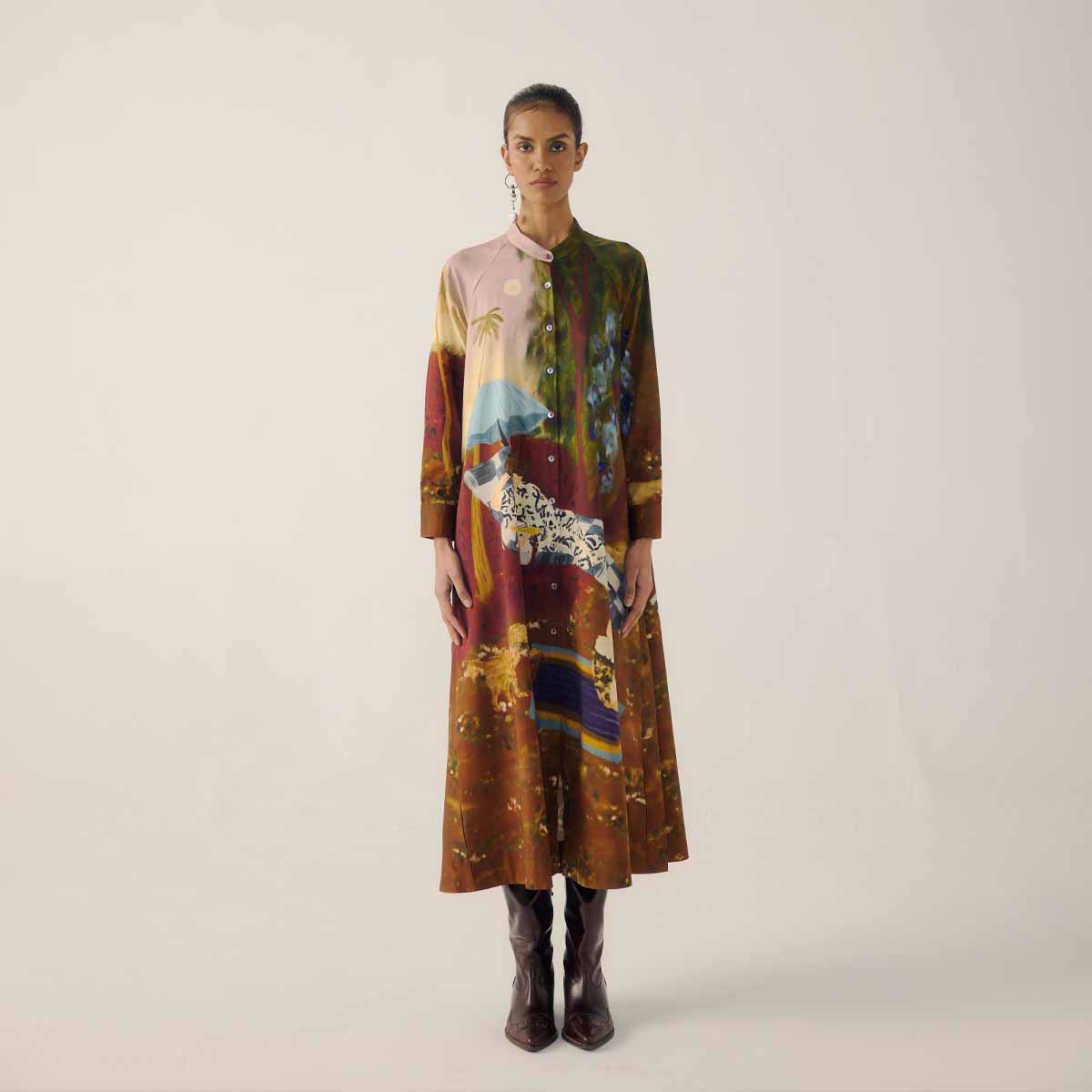 Lakeside A-Line Long Dress