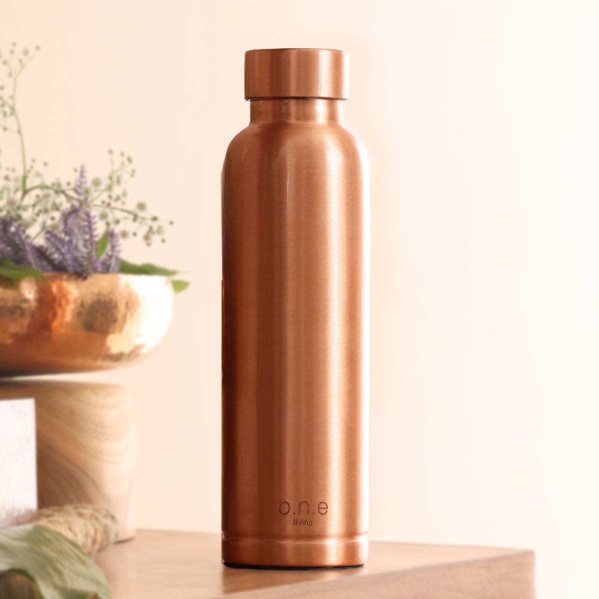 Copper Water Bottle | 1 Litre | Plain | Improves Digestion