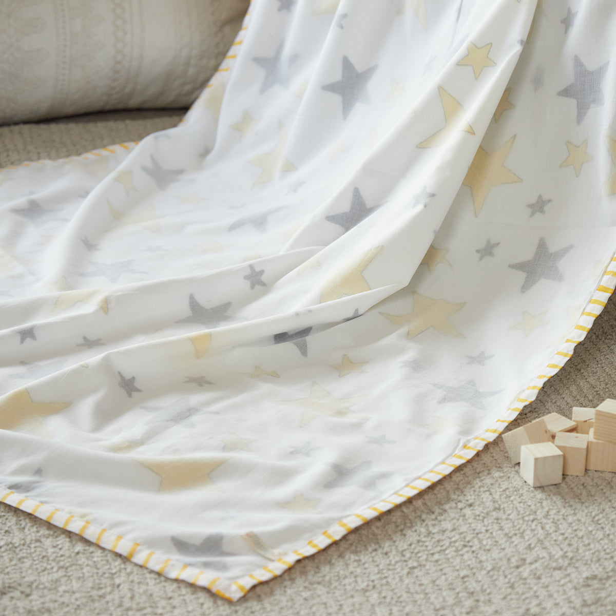 Masaya Dohar- Superbaby flies over Town- Emroidered