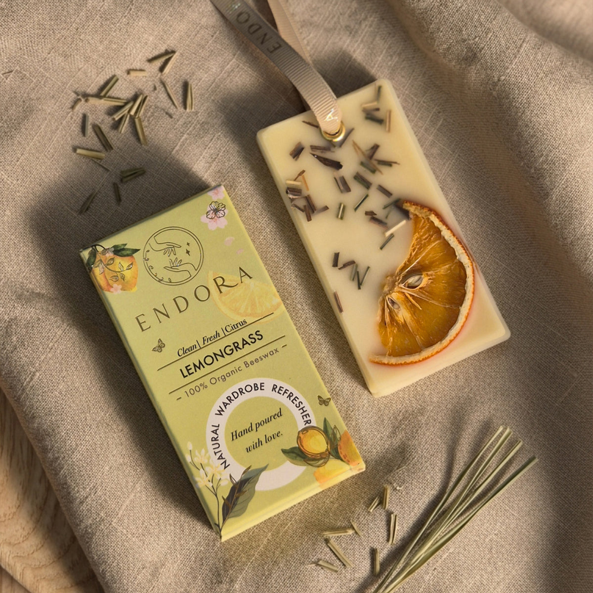 Lemon Grass Beeswax Tablet Single
