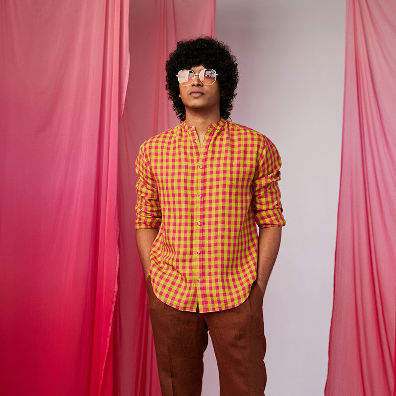 Mandarin Collar Shirt