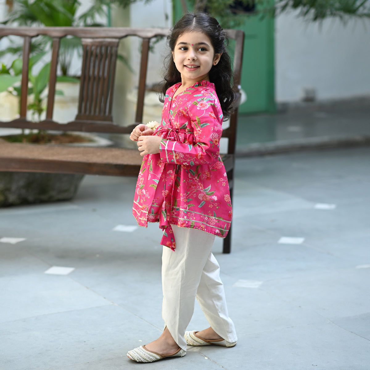 Aviana Gharara Set - Pink Gul Anaar