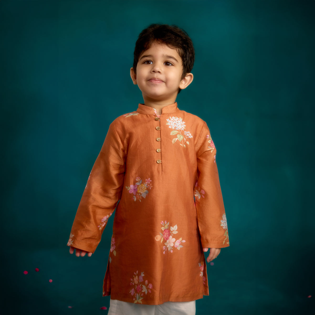 Kesar Chitthi Kurta Set