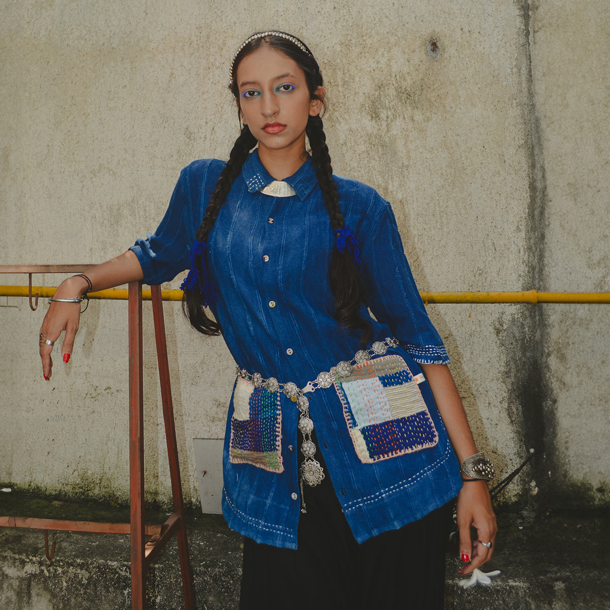 Handwoven Upcycled Shirt