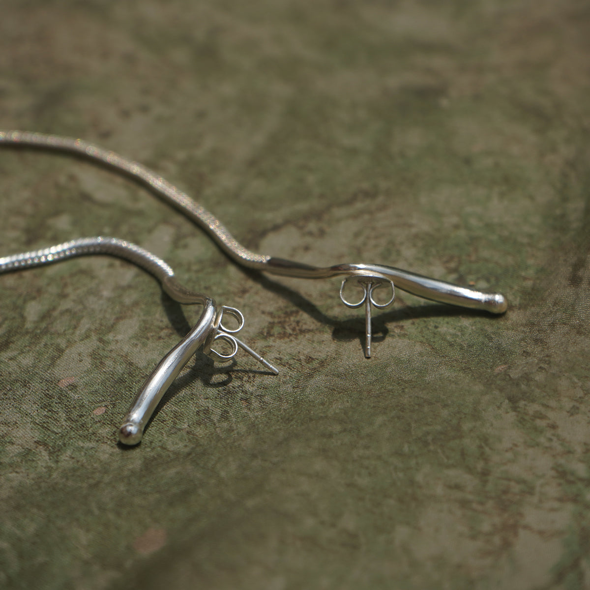 Trace Earrings - Silver
